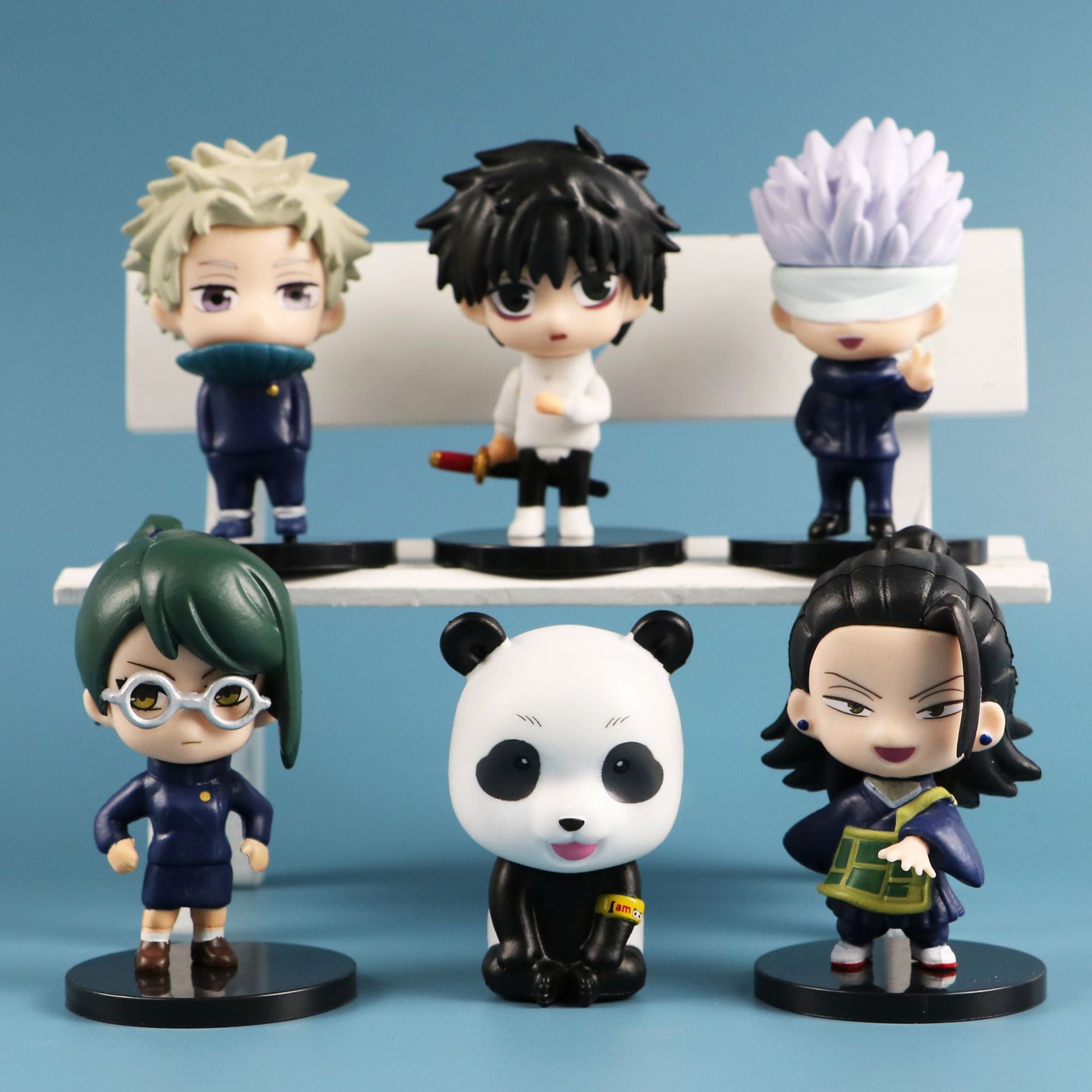 Model Kit Jujutsu Kaisen - 6 pièces/ensemble dessin animé Jujutsu Kaisen