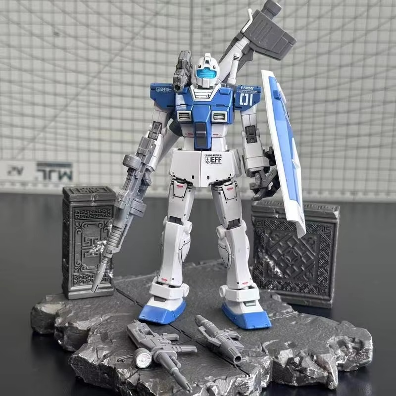 Model Kit Gundam Mg - HG GTO GM White Dog Team,