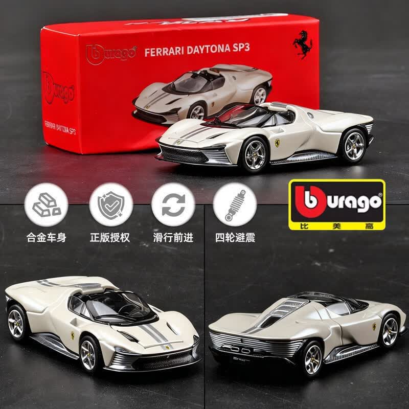 Model Kit Porsche 911 - Bburago 1:64 Modèle de voiture Ferrari