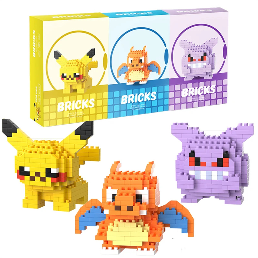 Model Kit Manual - Micro blocs de construction Pokemon Pikachu