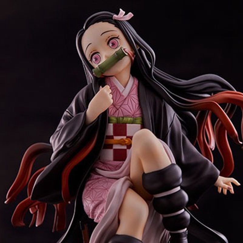 Model Kit Nezha - 15CM Demon Slayer Kamado Nezuko assis