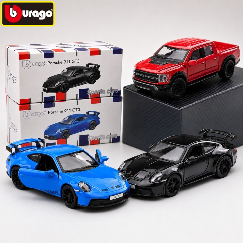 Model Kit Porsche 911 - BBURAGO 1:64 Porsche 911 GT3 Modèle