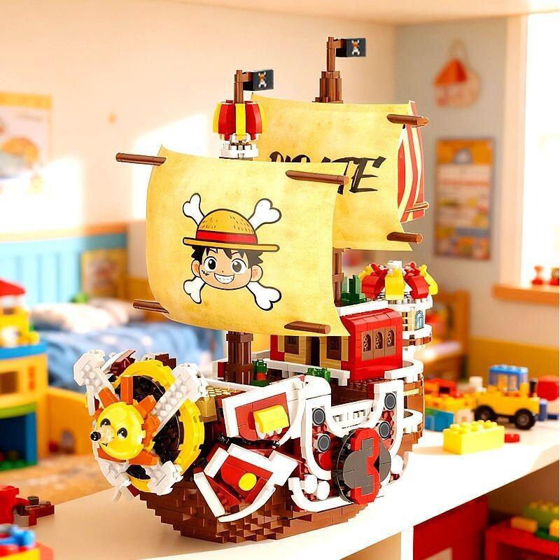 Model Kit One Piece Ship - Kit de construction One Piece Monkey