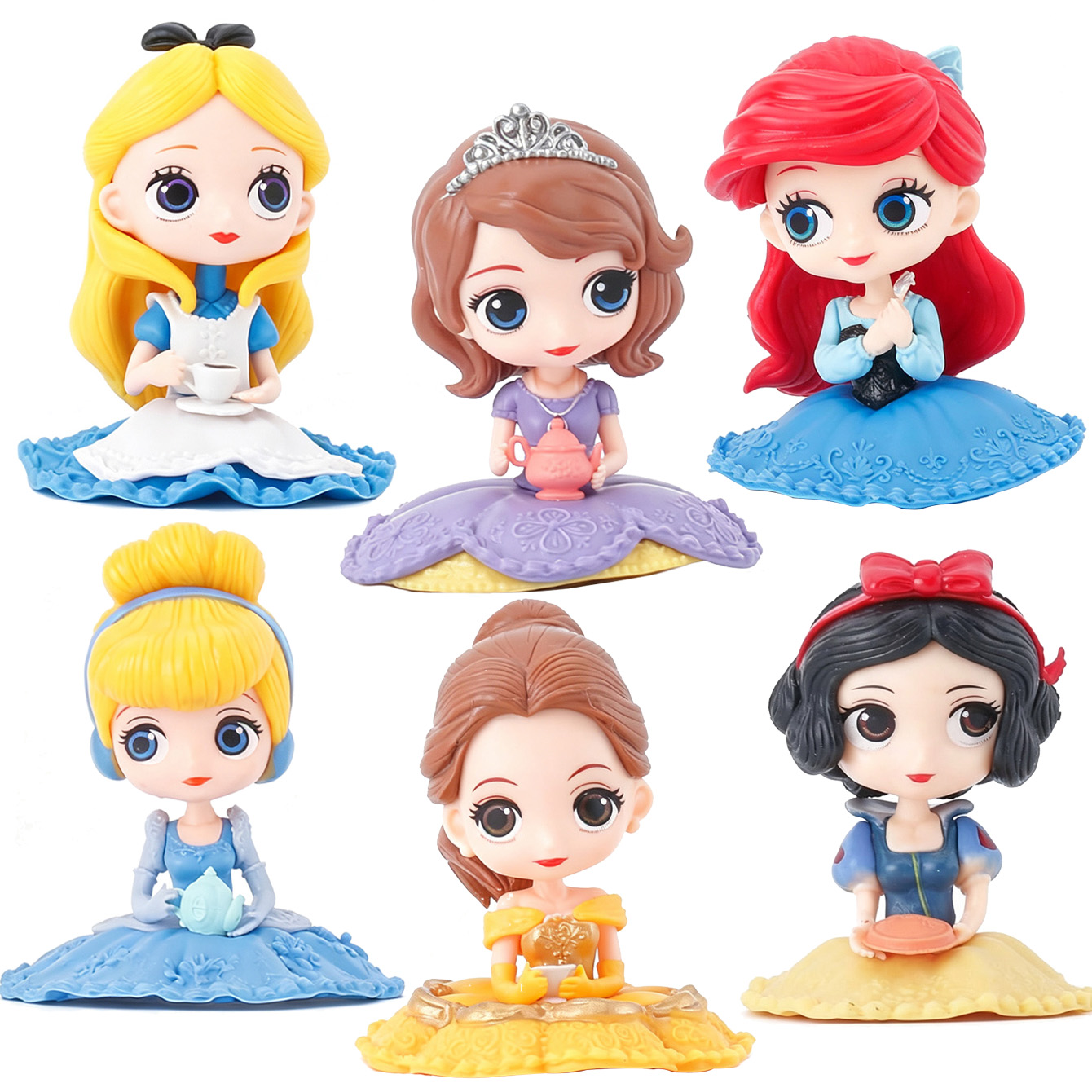 Model Kit Girls - Ensemble de Statues de Filles Assisées