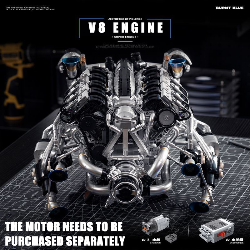 MOC Supercar V8 blocs de const - Model Kit Engine avis et prix