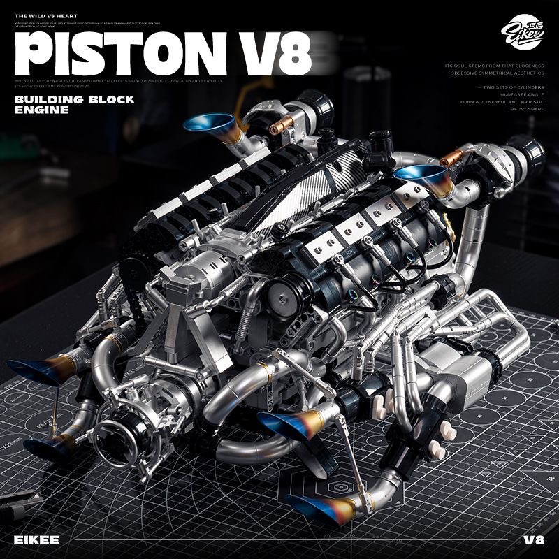 MOC Supercar V8 blocs de const - Model Kit Engine avis et prix