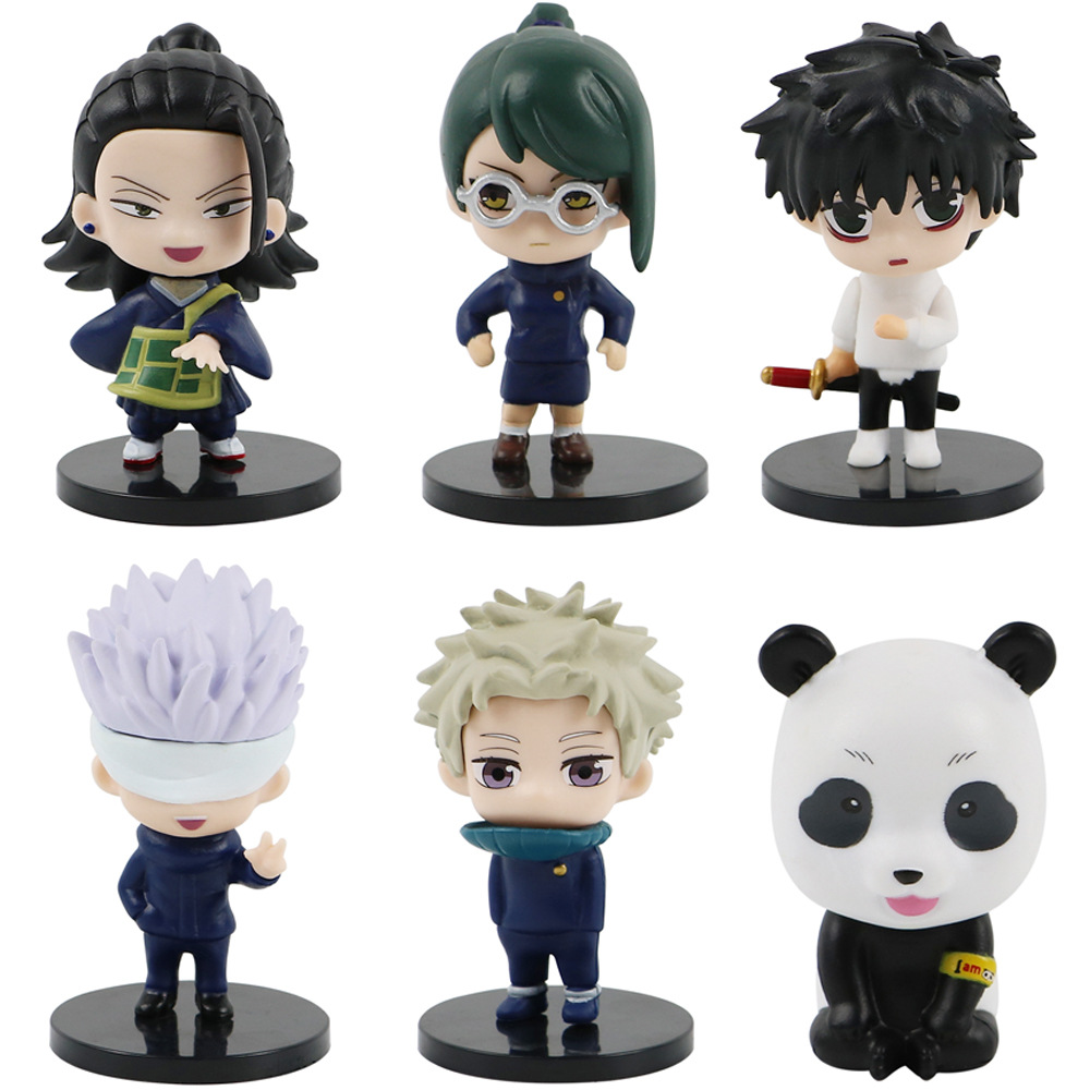 6 pièces/ensemble dessin animé - Model Kit Jujutsu Kaisen avis et prix