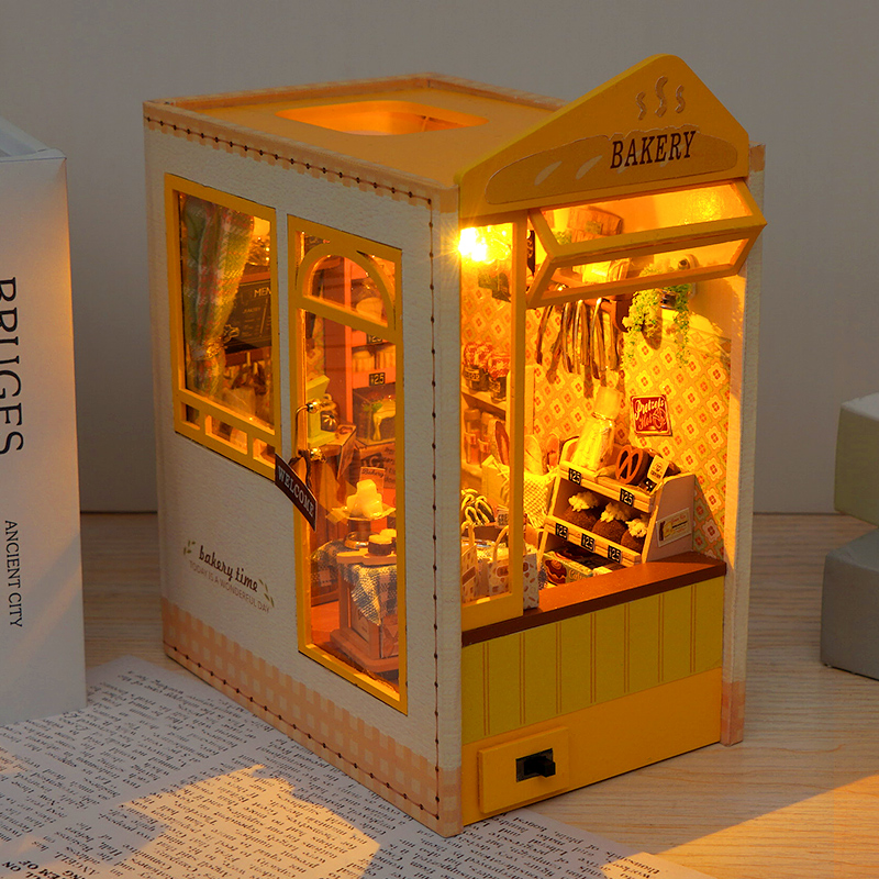 Bricolage en bois coin livre i - Model Kit Japan Shop avis et prix