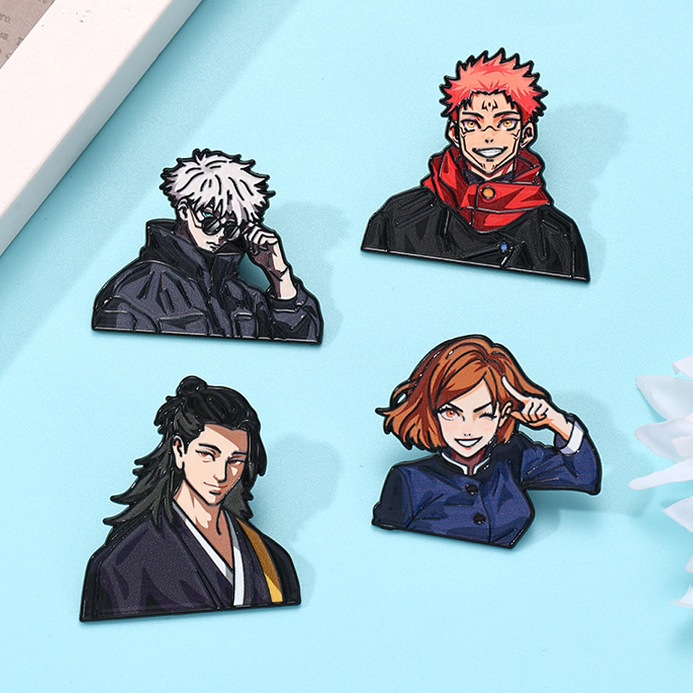 Lot de 4 broches Anime Jujutsu - Model Kit Jujutsu Kaisen avis et prix