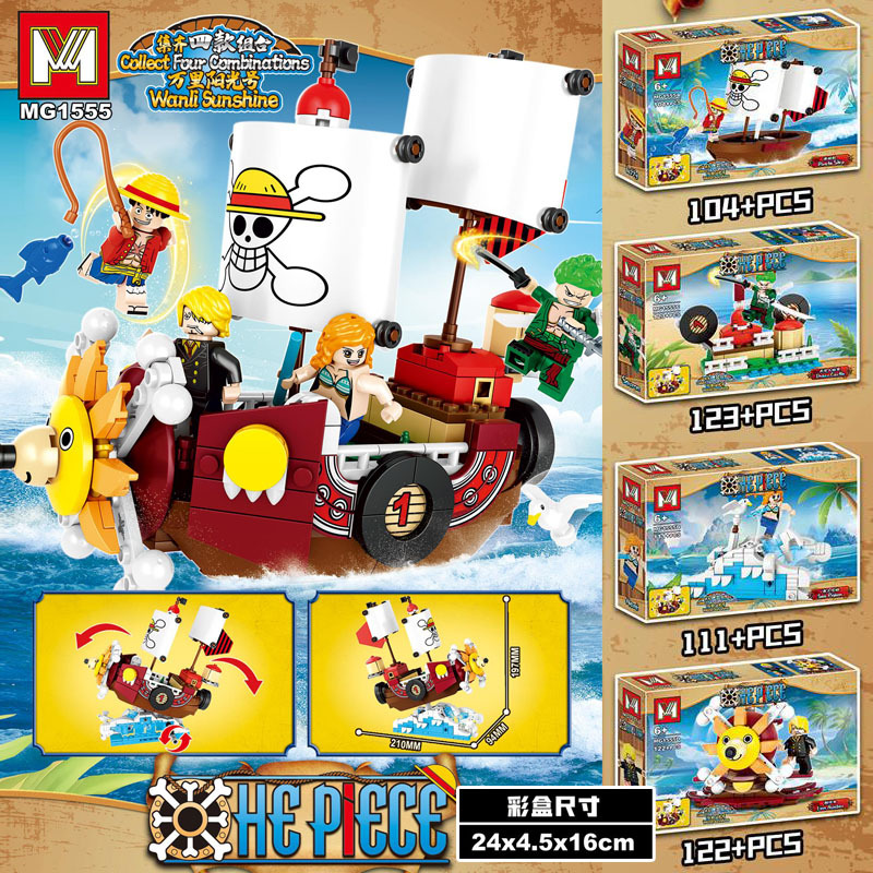 4-en-1 One Piece THOUSAND SUNN - Model Kit One Piece Ship avis et prix