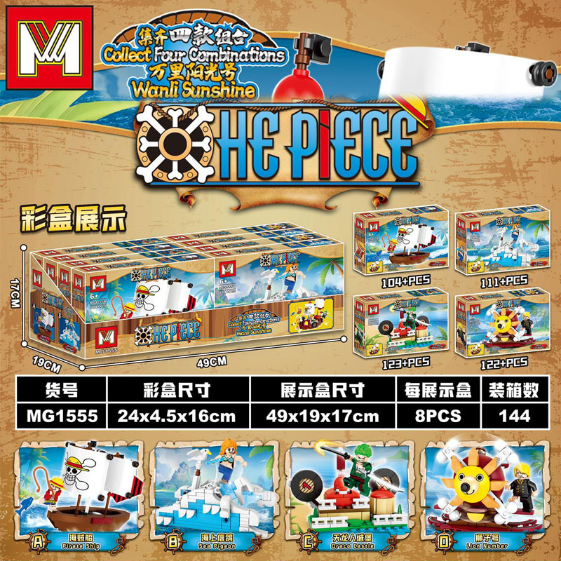 4-en-1 One Piece THOUSAND SUNN - Model Kit One Piece Ship avis et prix