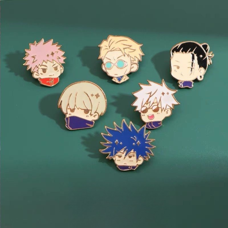 Badge Pin Jujutsu Kaisen Yuji  - Model Kit Jujutsu Kaisen avis et prix