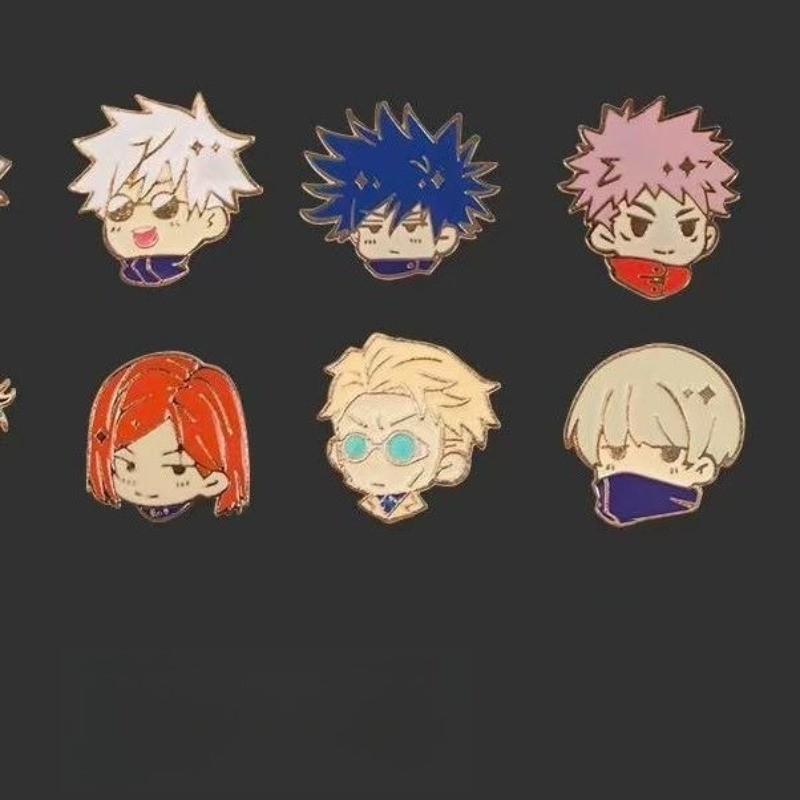 Badge Pin Jujutsu Kaisen Yuji  - Model Kit Jujutsu Kaisen avis et prix
