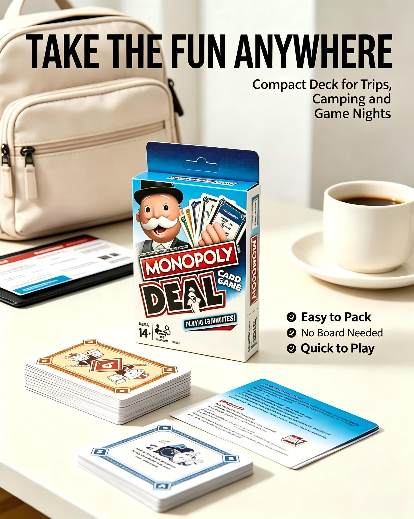 Jeu de cartes Monopoly Deal de - Hasbro Game Monopoly avis et prix