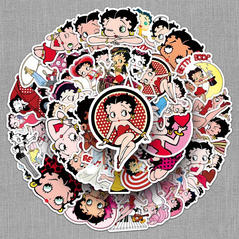 Autocollants Betty Boop 50 piè - Model Kit Girls avis et prix