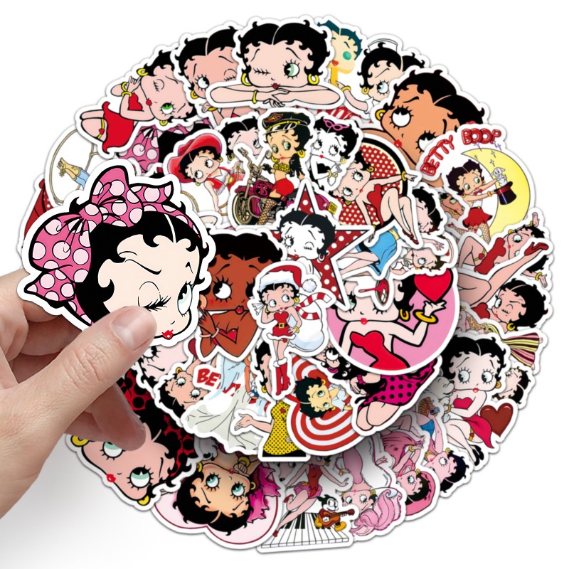 Autocollants Betty Boop 50 piè - Model Kit Girls avis et prix